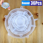 PCS Food Silicone Cover Stretch Lids Reusable Airtight Food Cap