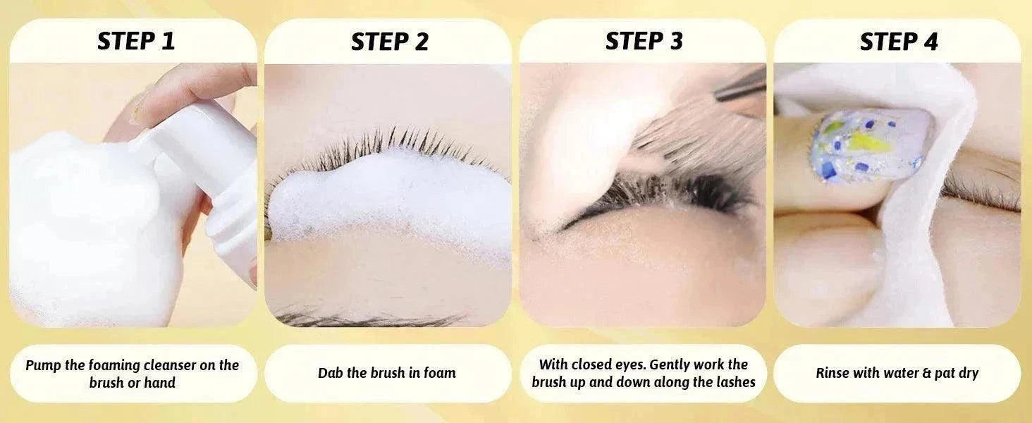Gollee Eyelash Extension Cleanser 100ml Foam