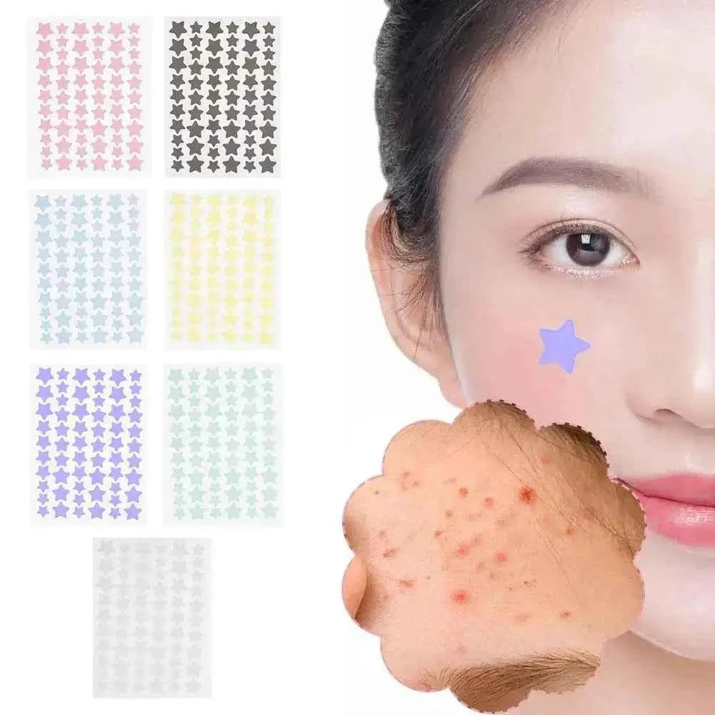 Invisible Acne Pimple Patches Colorful Blemish Stickers for Fast Spot Treatment & Skin Repair