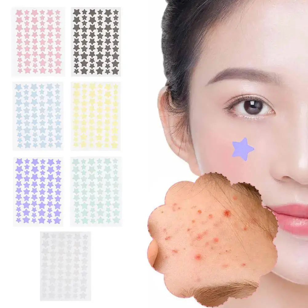 Invisible Acne Pimple Patches Colorful Blemish Stickers for Fast Spot Treatment & Skin Repair