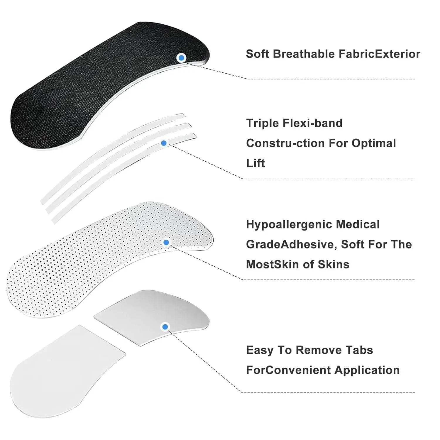 Anti Snoring Nose Strips Nasal Breathing Patches for Better Sleep 