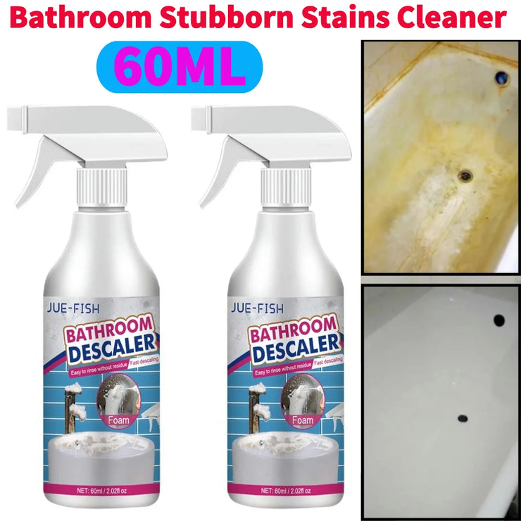 Pholex 2-in-1 Bathroom Stubborn Stains Cleaner Spray – Powerful Stain Remover for Bathtub & Toilet
