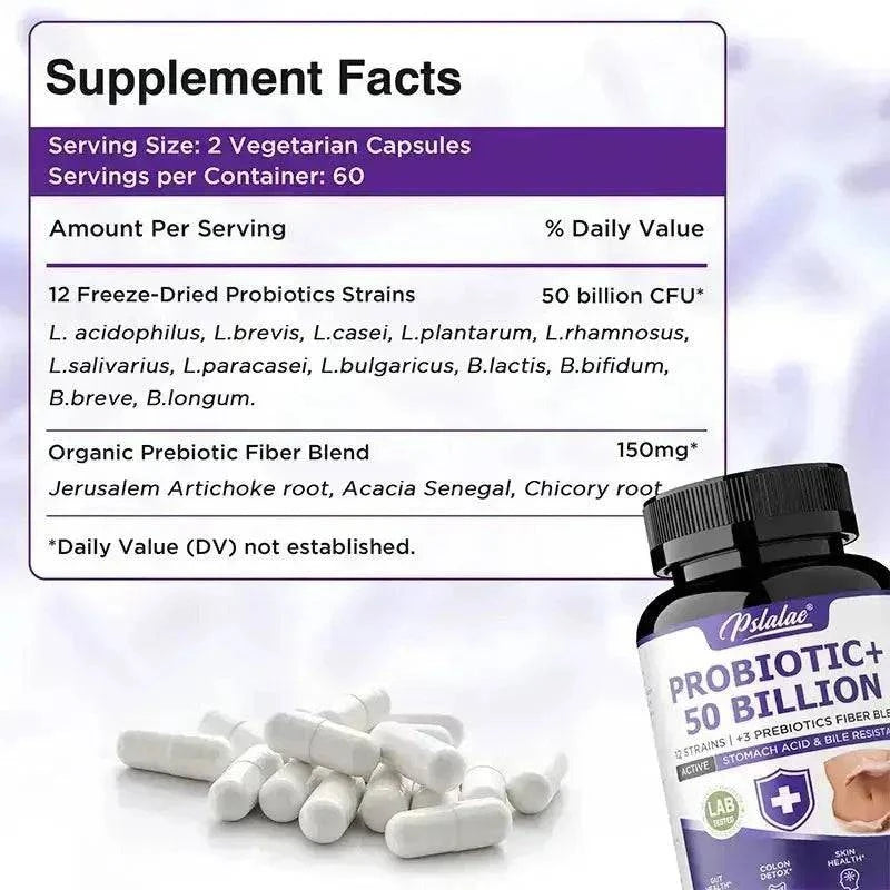 Probiotic Gut Health Supplement 50 Billion CFU