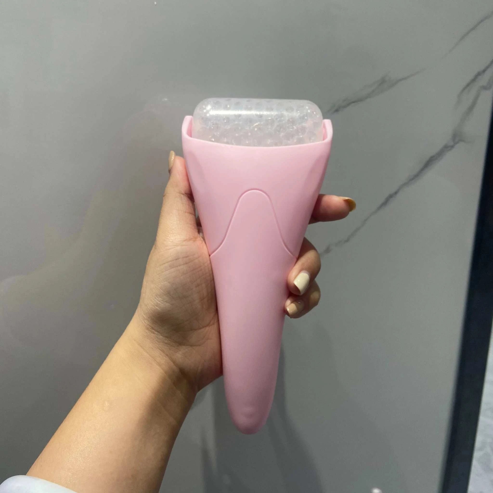 Large Ice Roller Facial Massager Cooling Beauty Tool for Face Eye & At-Home Spa Skincare