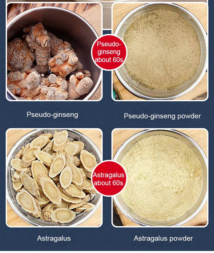 Household Multifunctional Food Supplement Mill Kitchen Essential  Grinding Machine