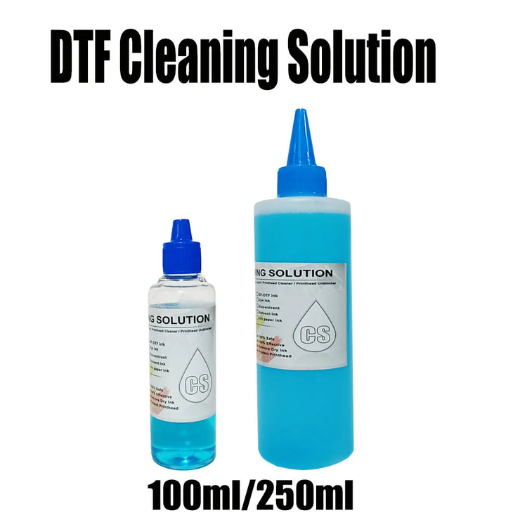 250ML DTF  DTG Cleaning Solution Textile InK Garment Ink