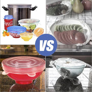PCS Food Silicone Cover Stretch Lids Reusable Airtight Food Cap
