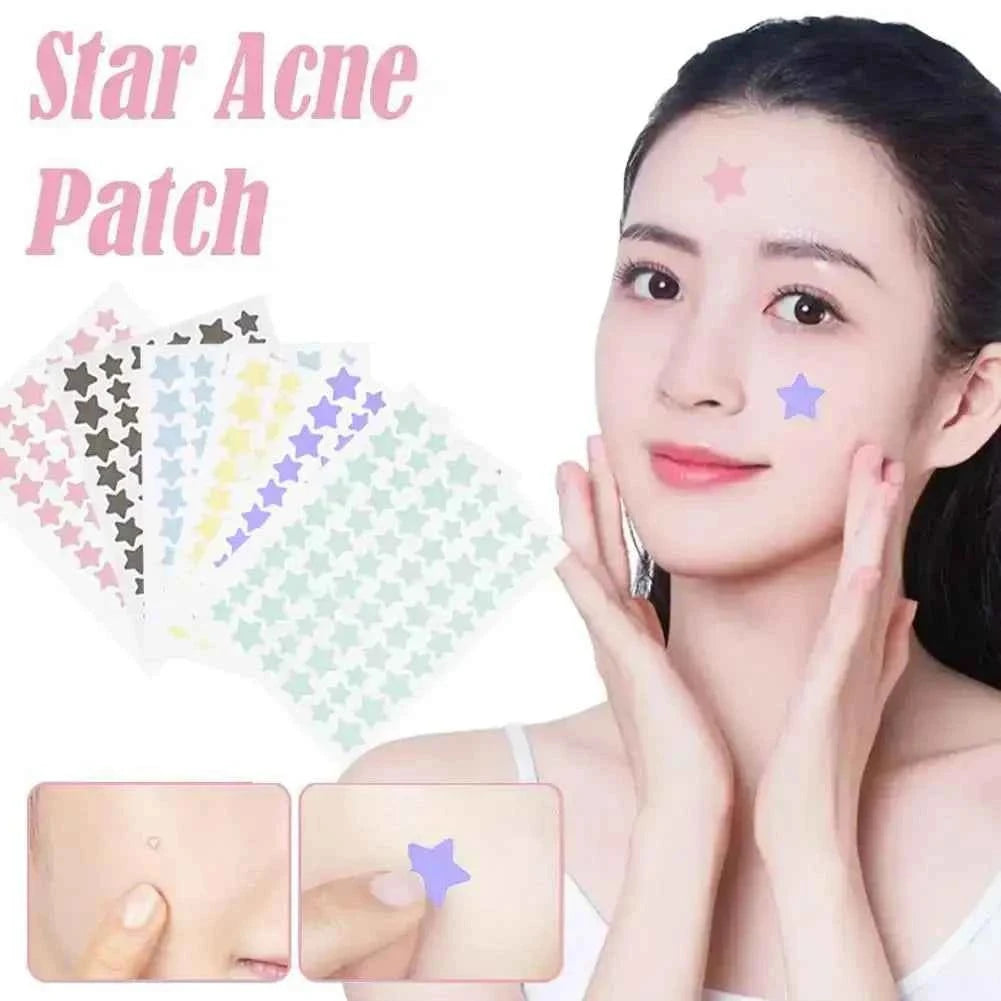 Invisible Acne Pimple Patches Colorful Blemish Stickers for Fast Spot Treatment & Skin Repair