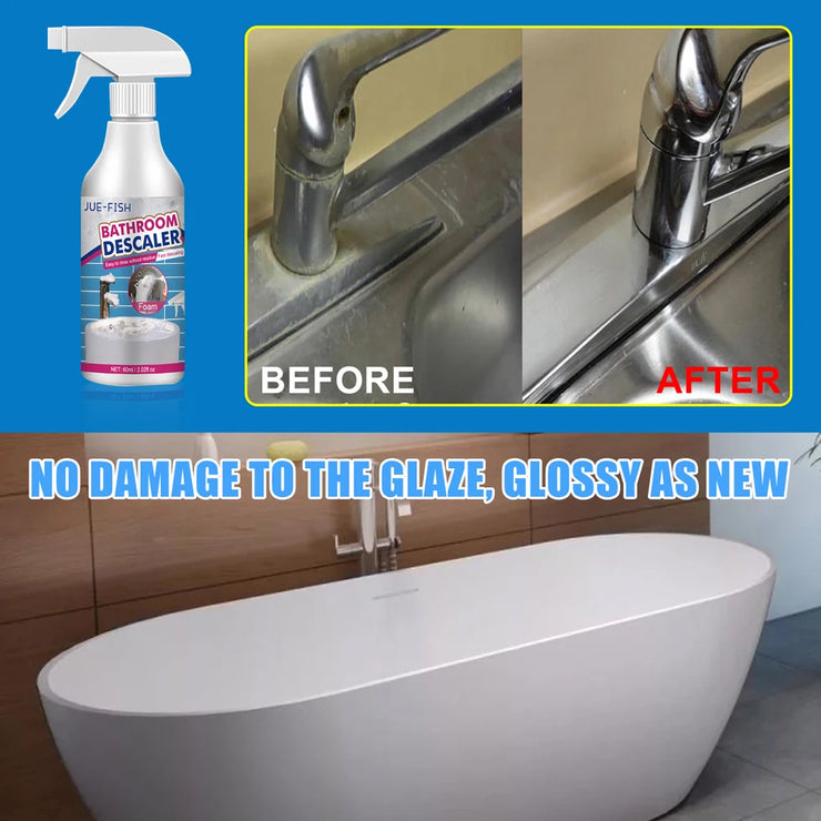 Pholex 2-in-1 Bathroom Stubborn Stains Cleaner Spray – Powerful Stain Remover for Bathtub & Toilet