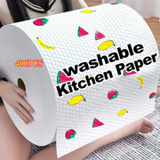 400Pcs Washable Kitchen Paper Towels Dual-Purpose Dry & Wet Cleaning Cloth