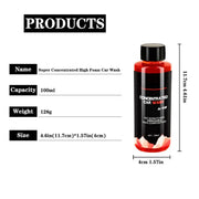 100ml Car Cleaning Foam Liquid Large Capacity High Concentration Super Foam