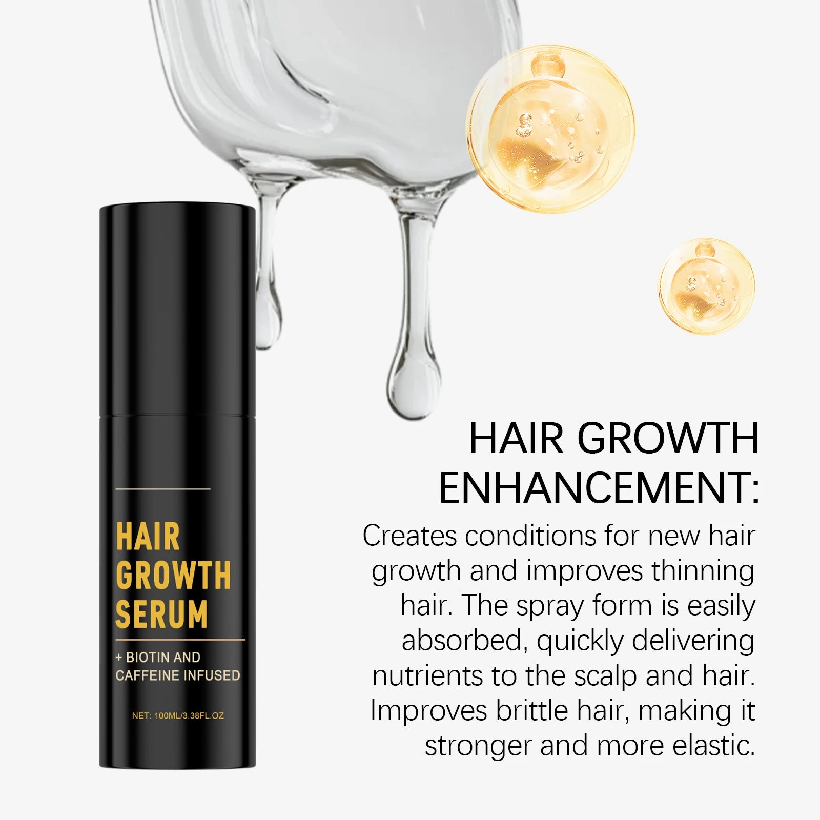 Hair Growth Serum Anti Hair Loss Scalp Repair & Root Strengthening Treatment
