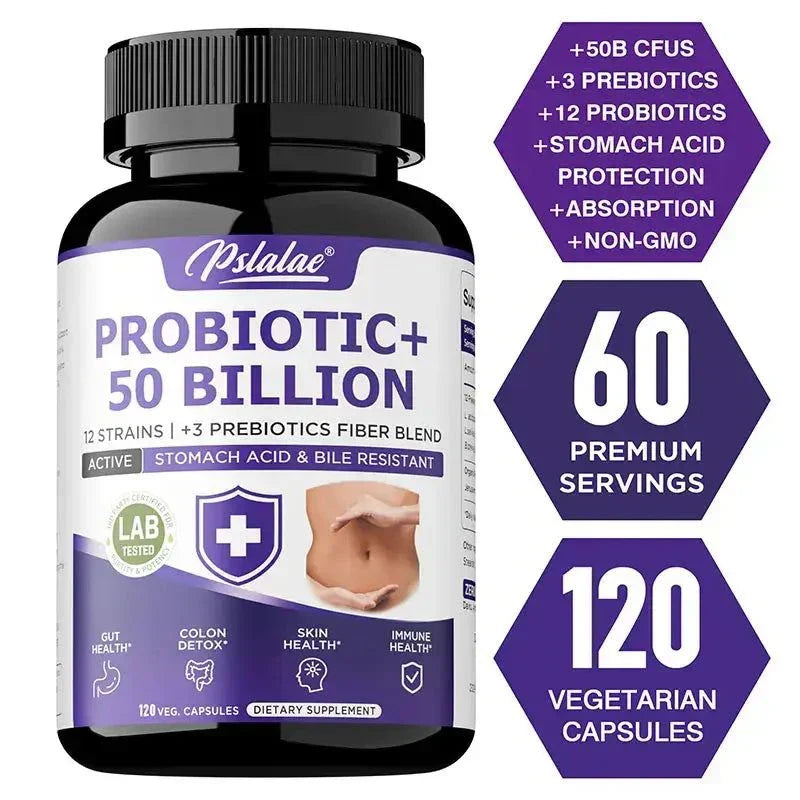 Probiotic Gut Health Supplement 50 Billion CFU