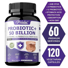Probiotic Gut Health Supplement 50 Billion CFU