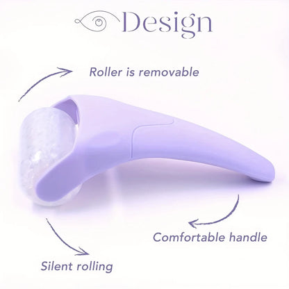 Large Ice Roller Facial Massager Cooling Beauty Tool for Face Eye & At-Home Spa Skincare