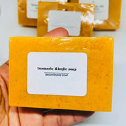 Turmeric Kojic Acid Glow Soap Dark Spot Acne Removal Even Skin Tone
