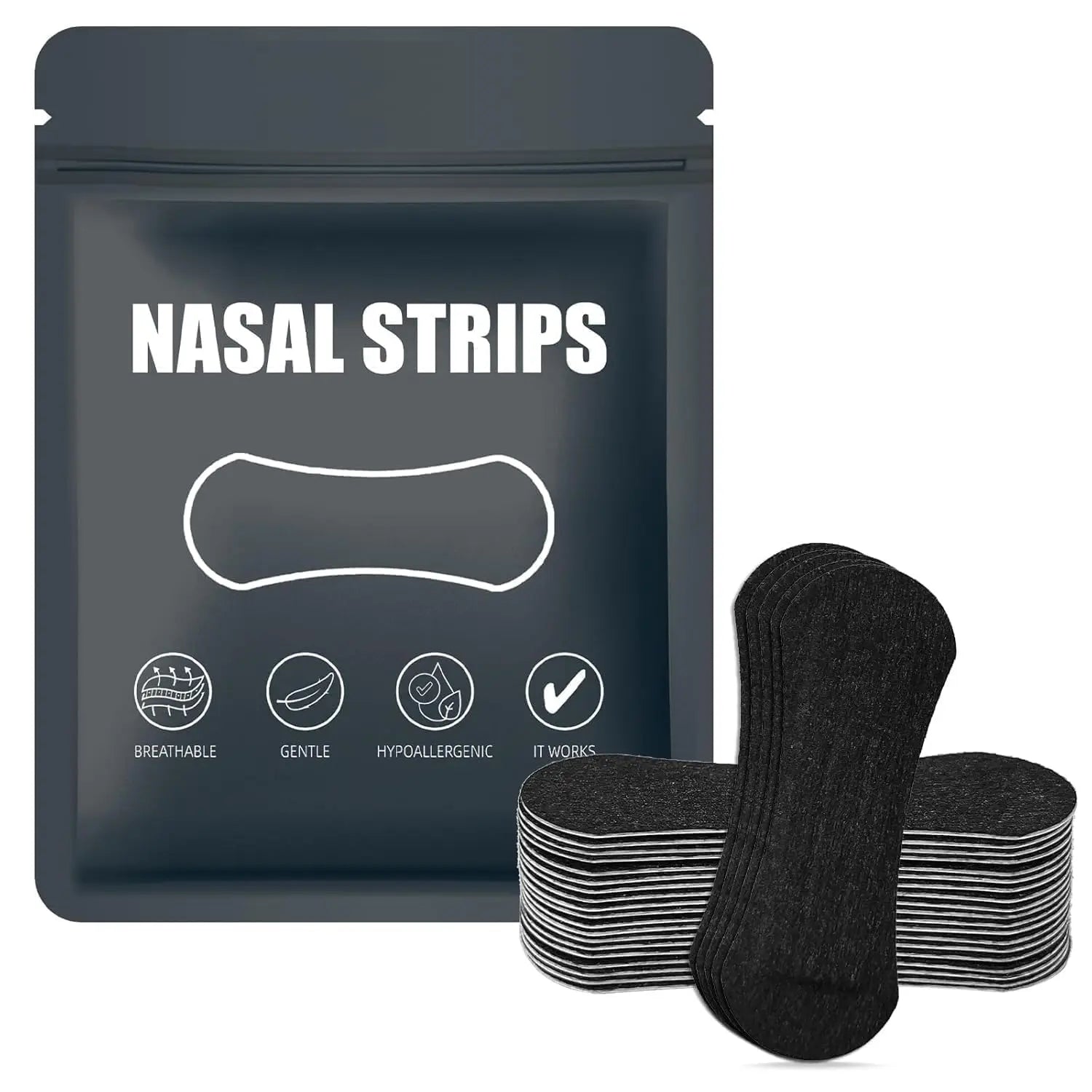 Anti Snoring Nose Strips Nasal Breathing Patches for Better Sleep 