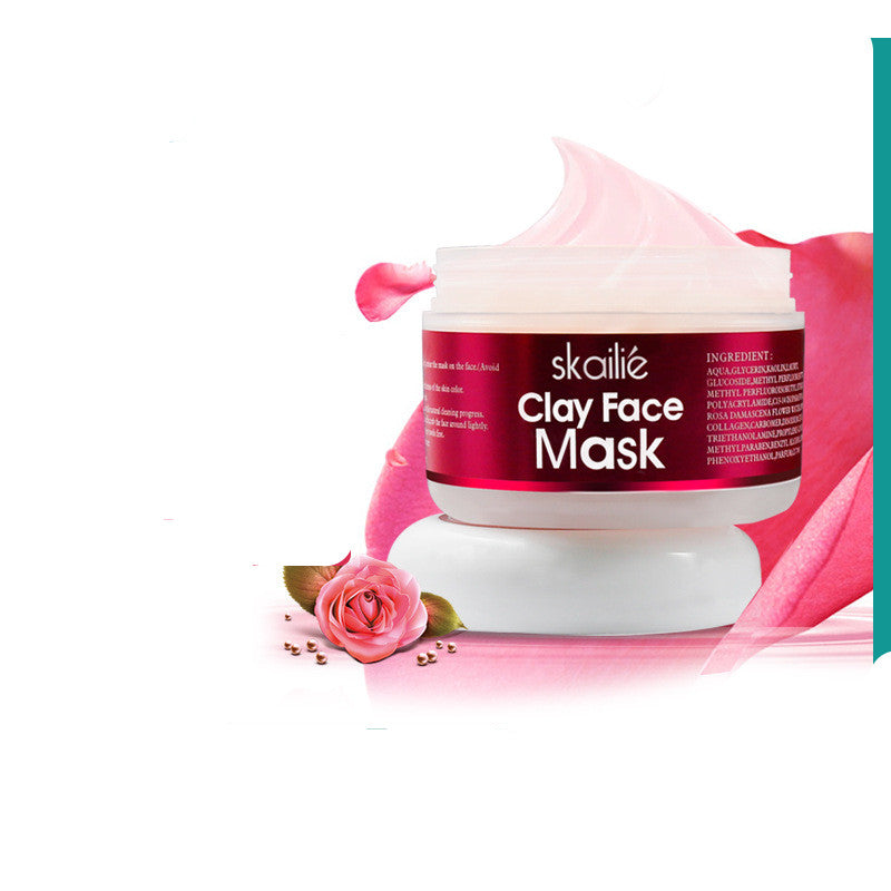 Clay Rose Face Mask for Glowing Skin