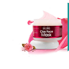 Clay Rose Face Mask for Glowing Skin