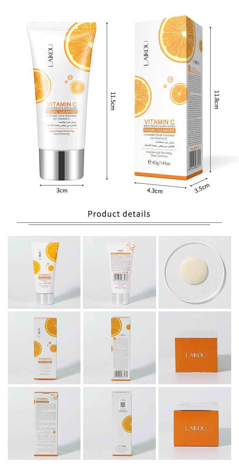 Laikou Vitamin C Cleanser: Revitalize Your Skin Effortlessly
