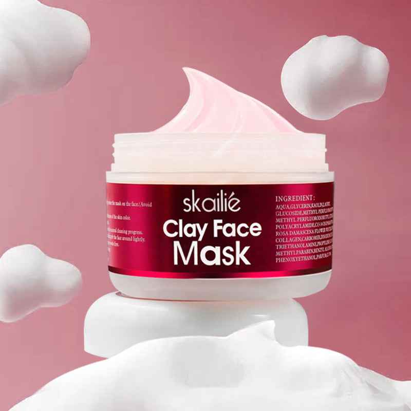 Skallie Clay Rose Face Mask: Transform Your Skin with Nourishing Hydration